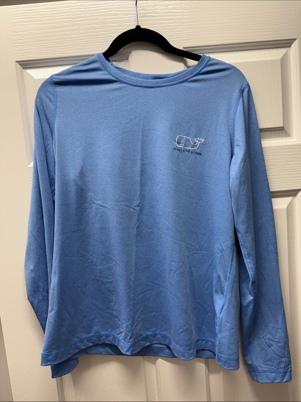 Vineyard Vines Light Blue Long-Sleeve Performance Tee